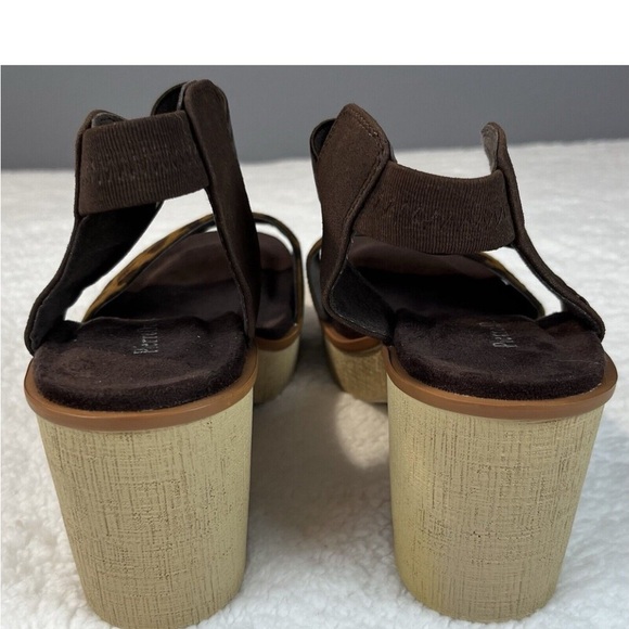 Pierre Dumas Sandal Womens 8.5 Clue-3 Ankle Strap Platform NEW IN BOX Leopard - Picture 4 of 5